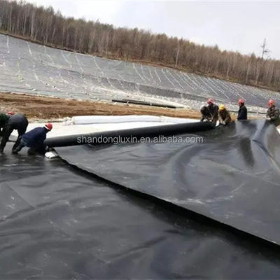 Liner de barrage en PEHD pour projet de décharge industrielle Capacité de solution Conception graphique réalisée