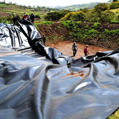 0.75mm HDPE géomembrane imperméable à l'eau pour le réservoir de lac artificiel