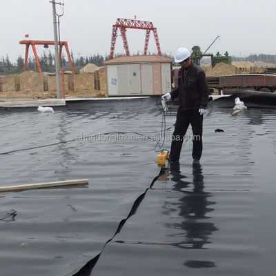 1.5mm HDPE Geomembrane Landfill Liner avec style de conception industrielle et couleur blanche