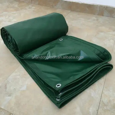 Couleur personnalisée 800gm Tentes de bâches en PVC revêtues de bâches en plastique Tissu
