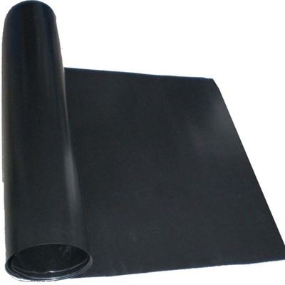 Géomembranes préfabriquées noires de 1,0 mm, revêtement pour étang de poisson pour réservoirs d'eau extérieurs