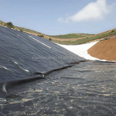 Largeur de 1m-8m Noir Blanc Vert Bleu HDPE Geomembrane Liner pour les projets environnementaux