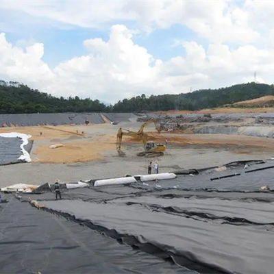 Géomembrane en PEHD de 1 mm pour étangs et décharges de poissons Largeur de 1m à 8m Inspection sur place Durable