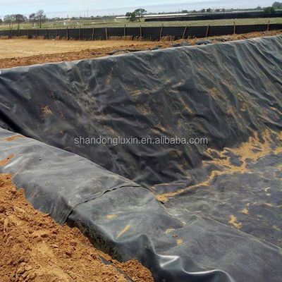 Géomembrane EVA en polyéthylène à haute densité pour l'imperméabilisation des toits 0,5 mm 1 mm 2 mm Noir