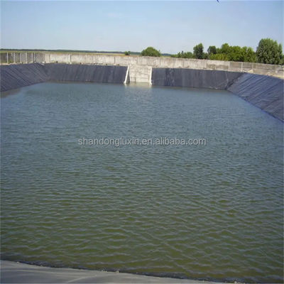 Liner pour étang de poisson en HDPE imperméable à l'eau 30 mil 60 mils Géomembrane noire pour les réservoirs d'eau