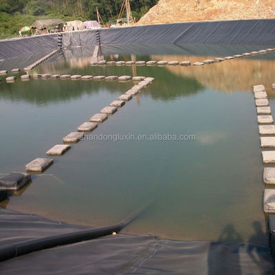 30mil 60mil Liner d'étang de poisson HDPE pour l'aquaculture Longueur 50-200m Vendu directement par l'extérieur