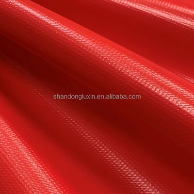 Tissu de tolérance à rayures de bâches en PVC traitées UV avec feuille de plastique lourde