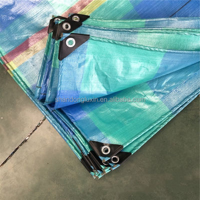 Compte de fils 500D Tarpaulin imperméable à l'eau couverture en plastique extérieur Polycarpe bleu pour l'extérieur