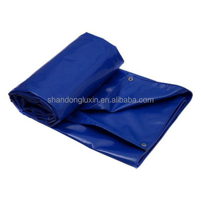 Tissu de bâche imperméable revêtu de PVC pour le couvercle de camion en vrac
