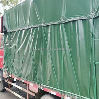Couverture de camion en bâtonnet poly couvert sur mesure pour une protection anti-poussière et anti-eau