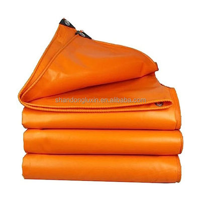 Couverture de bâche imperméable de poids moyen en bleu vert pour une protection contre tout temps