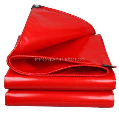 Tissu en PVC revêtu Polyester rouleaux de bâches pour auvents extérieurs et couvertures de camions Bon