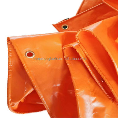 Tissu en PVC revêtu Polyester rouleaux de bâches pour auvents extérieurs et couvertures de camions Bon