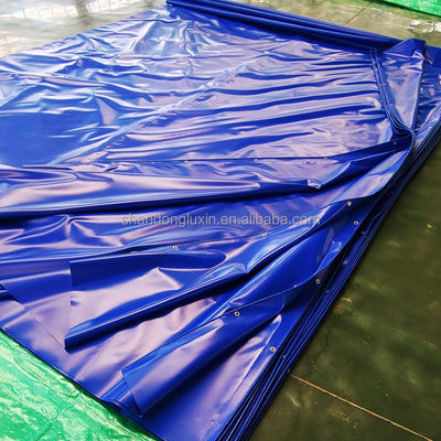 Tissu en PVC revêtu Polyester rouleaux de bâches pour auvents extérieurs et couvertures de camions Bon