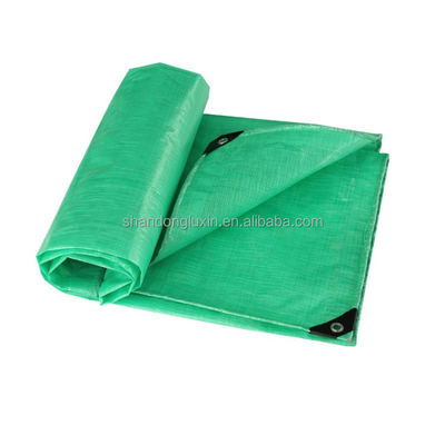 180 gsm Polyéthylène PE Tarpaulin vert résistant à la poussière résistant à l'eau résistant à la pluie résistant à l'humidité Tente