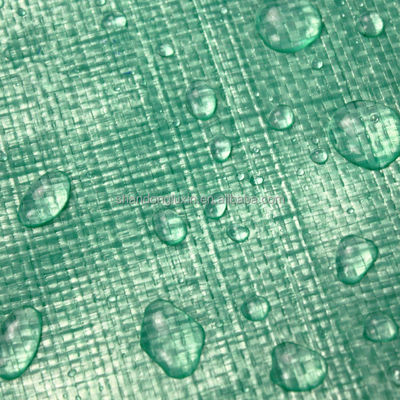 Tente verte imperméable à la poussière en PE avec haute dureté de surface et résistance à l'humidité