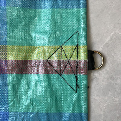 Requête du client Couleur PE Tarpaulin pour couverture de toit léger en couleur bleue
