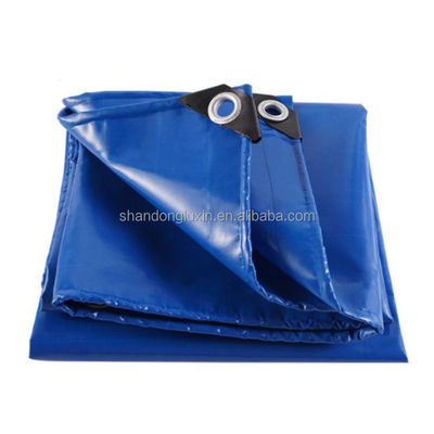 Légères feuilles de bâches en PE en argent bleu résistant aux larmes pour la protection extérieure