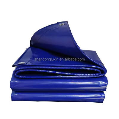 Légères feuilles de bâches en PE en argent bleu résistant aux larmes pour la protection extérieure