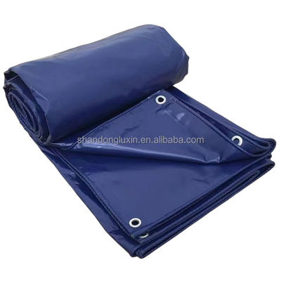 Légères feuilles de bâches en PE en argent bleu résistant aux larmes pour la protection extérieure