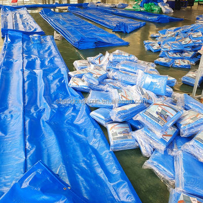 Tissu de bâches en PE résistant à l'eau et léger Autres tissus pour bâches de couleur personnalisées